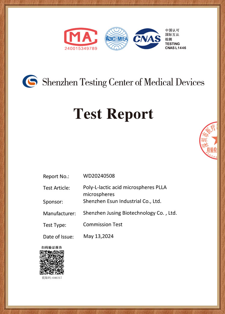 WD20240508-聚左旋乳酸微球PLLA微球英文报告（分子量6万-体外细胞毒）